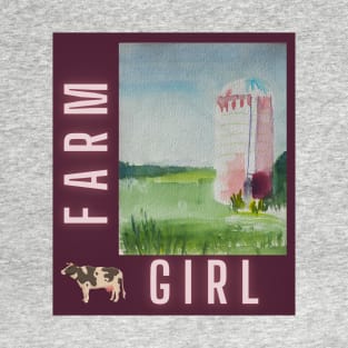 Farm Girl & Silo v3 T-Shirt